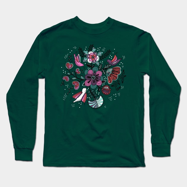 Flora Long Sleeve T-Shirt by annapaff